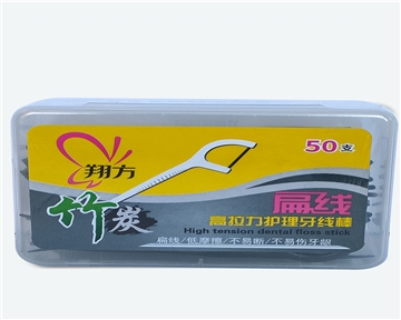 翔芳炭元素扁线牙线棒