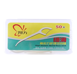 翔度细滑护理牙线棒