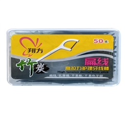 翔芳炭元素扁线牙线棒